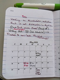 Calendar page